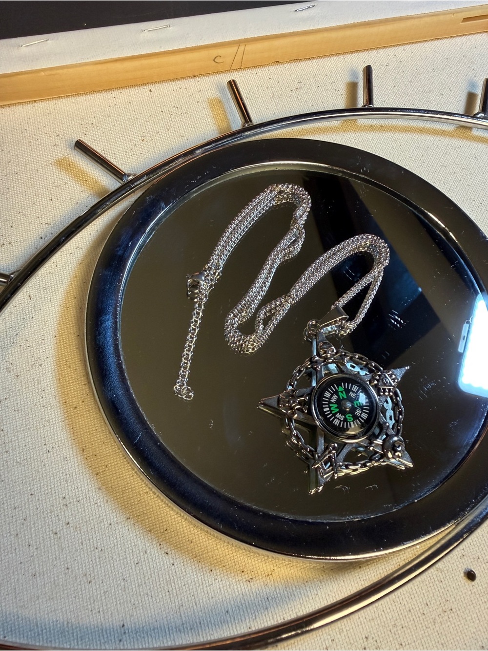Compass Necklace - Picture 3 of 7